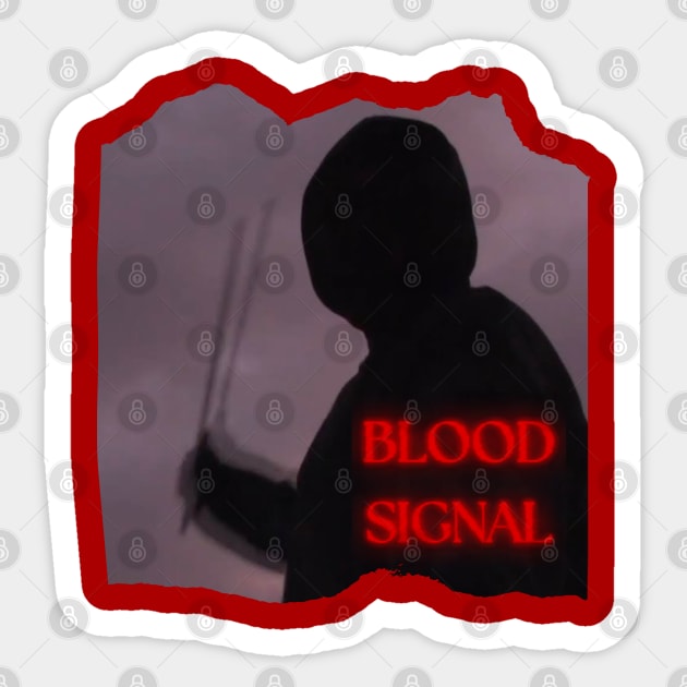 Blood Signal Killer Logo Sticker by Pennsylvania People Apparel